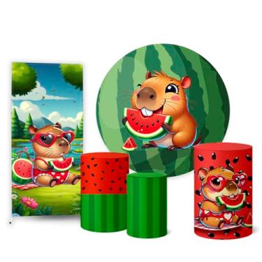 Imagem de Trio Capas Cilindro + Painel Redondo + Lateral Capivara (K2CAA0015)