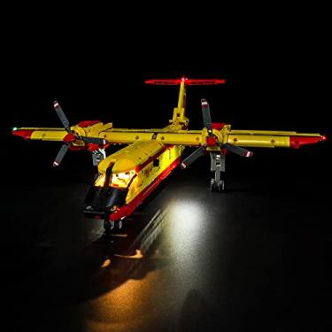 Imagem de BRIKSMAX Led Lighting Kit for LEGO-42152 Firefighter Aircraft - Compatible with Lego Technic Building Blocks Model- Not Include Lego Set
