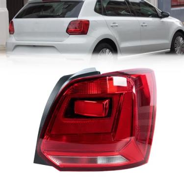 Imagem de YAENSYB Luz traseira para Volkswagen VW Polo Hatchback 2014-2018 Lâmpada de freio traseiro seta direita