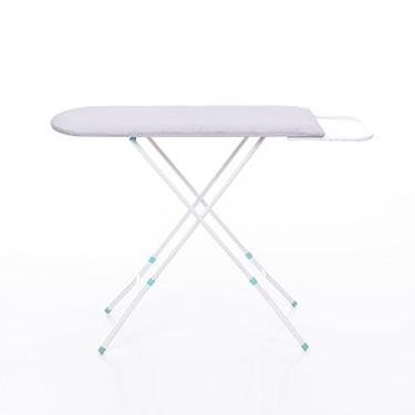 Imagem de Tábua de Passar Roupas Dobrável, Estrutura Metálica Branca, Dobravél