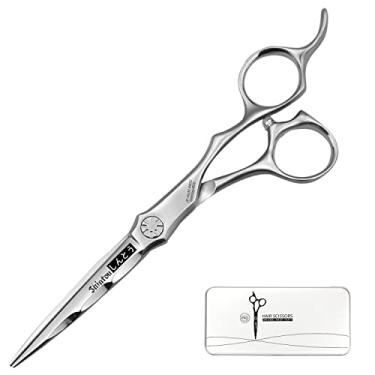 Imagem de Tesoura profissional de corte molhado e seco Tesoura de barbeiro Tesoura japonesa Aichi SUS440C Corte de cabelo de 15 cm Tijeras de Peluqueria Shintou