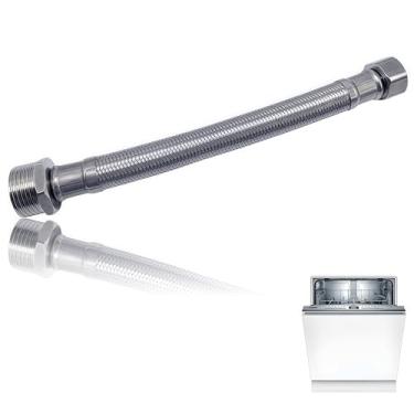 Imagem de Adaptador de linha de abastecimento de água para lava-louças 00657349 compatível com máquina de lavar louça Bosch, substitui 657349, 2693524, AP5618160, PS8731706, EAP8731706, adaptador de mangueira