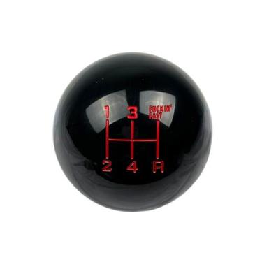 Imagem de Manopla D Cambio Preto Universal Tunning 5 Marchas Estilo BR - Veon, P