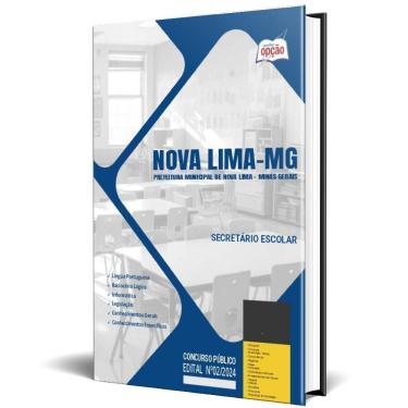 Imagem de Apostila Prefeitura Nova Lima Mg 2024 - Secretário Escolar