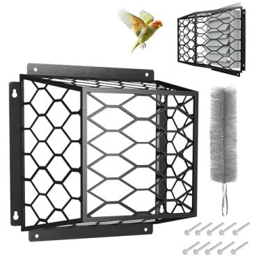 Imagem de Fentiff Protetor de pássaros para ventilação de secador - Capas de ventilação duráveis para escapamento de banheiro, capa de ventilação de secadora fácil de instalar externa para capa de exaustor