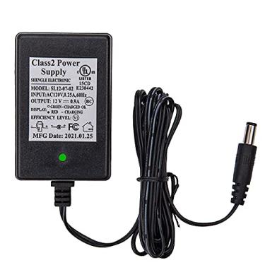 Imagem de JIARUIXIN Carregador De Bateria Com Indicador Swith 12 Volts Para Brinquedo Passeio, Adaptador Energia Carro Elétrico Infantil Furo Redondo Sl12-07-02