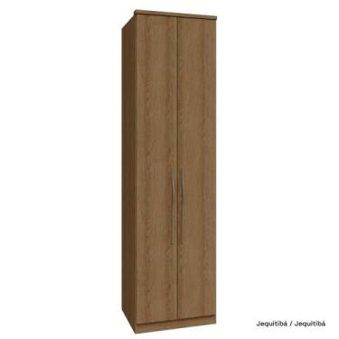 Imagem de Guarda Roupa Modulado 02 Portas com Prateleiras 245cm Altura Setiba - 