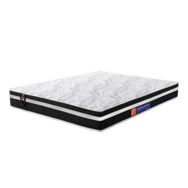 Imagem de Colchão Casal Durham 158x198x22 Preto c/ Molas Ensacadas - King House