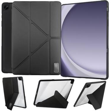 Imagem de SSS·GRGB Capa para Samsung Galaxy Tab A9+/A9 Plus 11 polegadas 2023 (SM-X210/X216/X218), capa protetora ultrafina com suporte multi-ângulo com capa traseira de policarbonato rígido e despertar