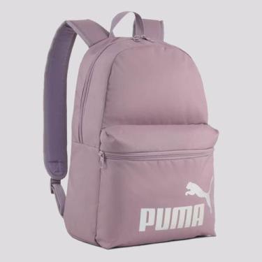 Imagem de Mochila Puma Phase Lilás e Prata, Único