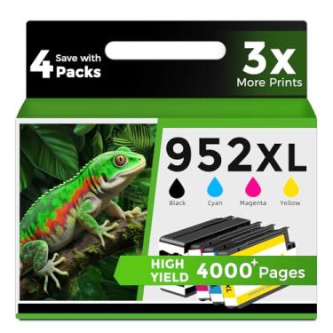 Imagem de Pacote combo de cartuchos de tinta 952XL compatível com impressora HP 8710 7740 para HP 952 HP952 XL HP952XL tinta preta para OfficeJet pro 8720 8725 8210 8715 8702 8740 7720 8730 8216 8702 700 Pr