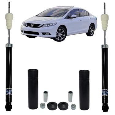 Imagem de Par Amortecedor Traseiro Esquerdo+Direito Honda Civic G9 1.8 2012 A 20
