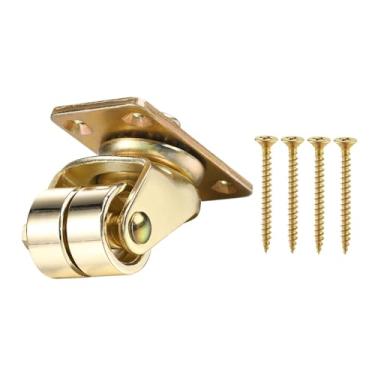 Imagem de UGPLM Substituição da roda do rodízio do piano resistente ao desgaste com parafusos giratória cadeira de rolo universal roda do sofá para móveis