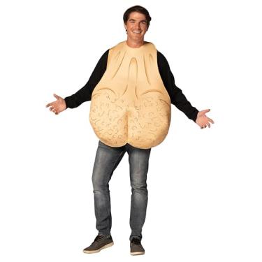 Imagem de Rasta Imposta Fantasia divertida de Halloween da Mordaça, fantasia masculina de saco, para adultos, tamanho único