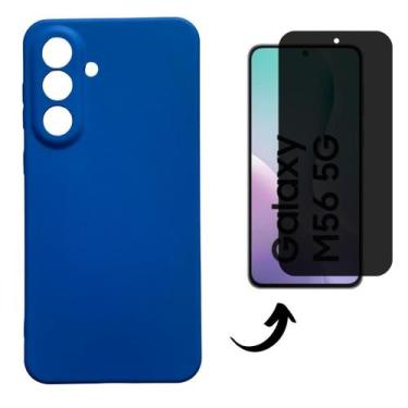 Imagem de Capa + Pel 3D Privativo Compatível Com Samsung Galaxy M56 5G - Db