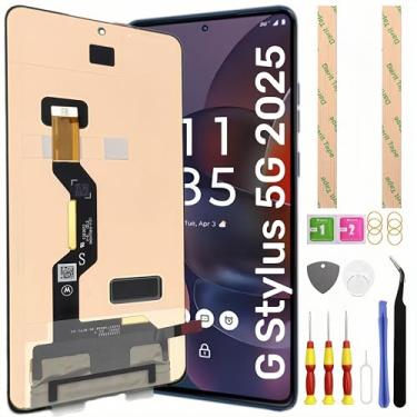 Imagem de Tela de substituição AMOLED Original Moto G Stylus 5G 2025 para Motorola Moto G Stylus 5G Tela LCD digitalizador sensível ao toque XT2517 Pantalla com kit de ferramentas