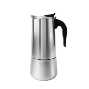 Imagem de Cafeteira Italiana em Aço Inox 600ml 12 cafés pequenos Cabo Antitérmic