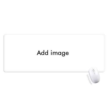 Imagem de Personalizado Adicionar imagem imagem imagem mensagem antiderrapante Mousepad grande jogo escritório bordas marcadas tapete para computador presente