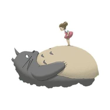 Imagem de Decoração De Café Infantil Quarto Hayao Miyazaki Anime Tela Pintura Me