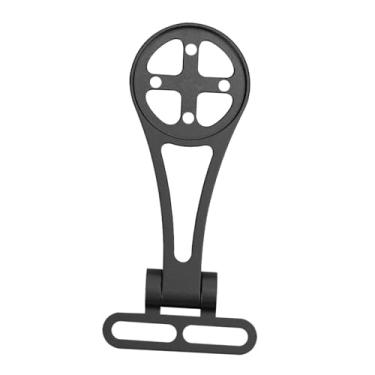 Imagem de IEUDNS Suporte para computador de bicicleta, suporte para medidor de velocidade, ângulo ajustável, compacto, para câmera de velocímetro para ciclismo, Preto