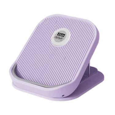 Imagem de UGPLM Prancha inclinada para alongamento de panturrilhas, academia em casa com cronometragem, prancha inclinada ajustável de 12 níveis e antiderrapante para, Roxo