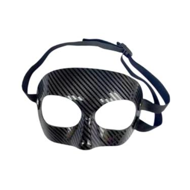 Imagem de Dynwave Protetor nasal para basquete, máscara esportiva com alça ajustável, capa protetora facial para softbol, ​​futebol, karatê e futebol, Style B