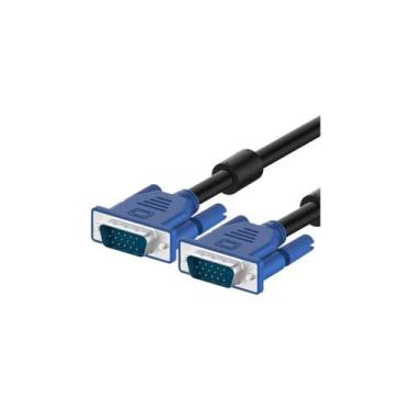 Imagem de Cabo vga para monitor macho lcd pc câmeras 1,5/1,8 metros - Generico, 
