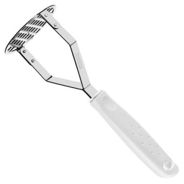 Imagem de Amassador de Batatas Utilitá Tramontina Branco em Aço Inox, Branco, 1