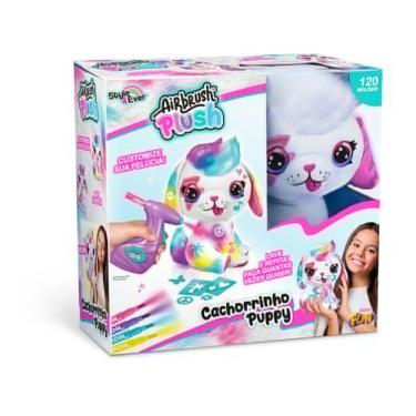Imagem de Fun Pelúcia Cachorrinho Puppy Para Pintar Airbrush