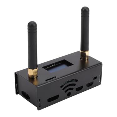Imagem de Zyyini Placa de Acesso MMDVM Duplex, WiFi Digital Voice Modem Spot Spot Radio Station Antenas Duplas Com Alojamento de Metal OLED de 0,96 Polegadas Suporte Montado UHF VHF FIT para