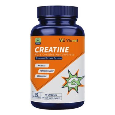 Imagem de Suplemento de creatina Vicwell Creatina monohidratada 90 cápsulas