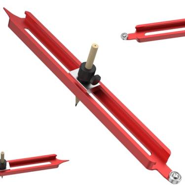 Imagem de Régua de escrita de perfil, ferramenta de contorno preciso com suporte de lápis ajustável de liga de alumínio para marcenaria borda de canto de medição de perfil duplicador de contorno para azulejos e