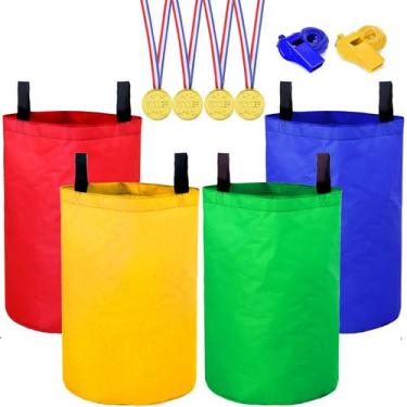 Imagem de Sacos de corrida Potato Sack Niantime coloridos para crianças e crianç