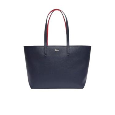 Imagem de Lacoste Bolsa feminina Anna com zíper, Marine/Rouge, tamanho único