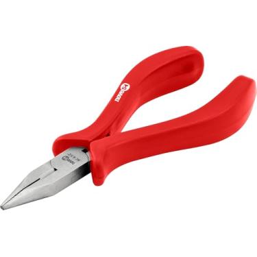 Imagem de Nove54, Alicate Bico Meia Cana Reto 4.1/2", Em Aço Carbono Polido.