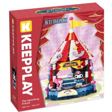 Imagem de Bloco de Montar Keepplay Amiga Mágica Kuromi Hello Kitty e Amigos