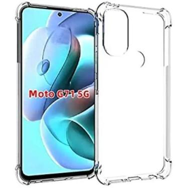 Imagem de Capa Capinha Case Anti Impactos para Motorola Moto G71 Transparente - 