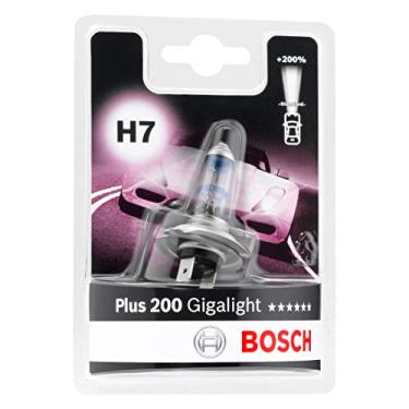 Imagem de Bosch Lâmpada de farol H7 (477) Plus 200 Gigalight - 12 V 55 W PX26d - 1 lâmpada