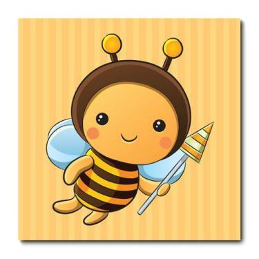 Imagem de Placa Decorativa - Abelha - Infantil - 1028plmk - Allodi