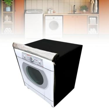 Imagem de CAPA PARA SECADORA BRASTEMP 10KG ACTIVE PISO TRANSPARENTE (PRETO)