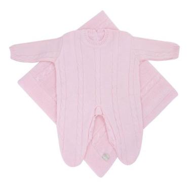 Imagem de O Início Perfeito: Saída de Maternidade Trança - Kowak Baby, Rosa