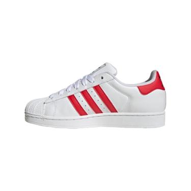 Imagem de Adidas Orininals Superstar II - Masculino (JQ4728, Branco/Better Scarlet/Preto), Multi, 13 Wide Women/12 Wide Men