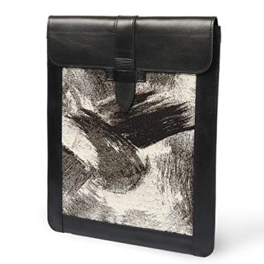 Imagem de Londo Bolsa de couro legítimo para tablet com teclado (preto)