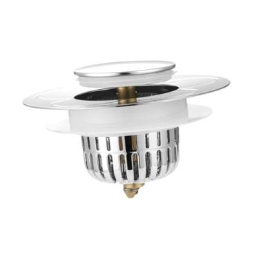 Imagem de Generic Filtro de ralo de pia de cozinha, rolha de pia de banheiro, coletor de cabelo universal, filtro de ralo de eficaz para lavatório