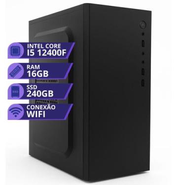Imagem de Computador Cpu Intel Core I5 12400F 12ª 16gb Ddr4 Ssd 240gb - Mrp Info