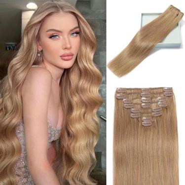 Imagem de Extensões de cabelo Clip In LORIEN Real Human Hair 22 polegadas 110g