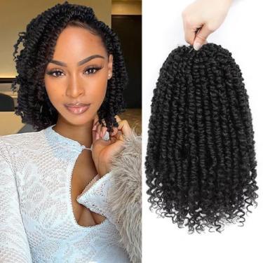 Imagem de Passion Twist Crochet Hair Alicoco 25cm, 8 pacotes para mulheres