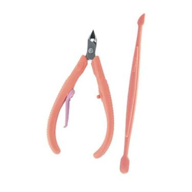 Imagem de Alicate De Cutícula + Espátula Flex Mundial