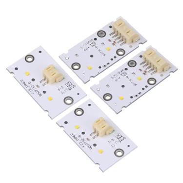 Imagem de 4 peças de placas LED amarelas DRL Angel Eyes compatíveis com BM&W F87 220i 230i M240i 228i M235i M2 F22 F23 2014-2017 Módulo de luz de circulação diurna esquerda e direita placas LED 63117388923