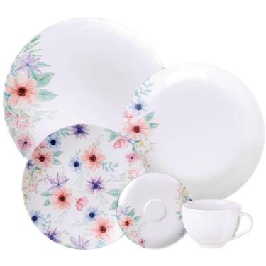 Imagem de Aparelho de Jantar 20 Peças Tramontina Floratta em Porcelana
